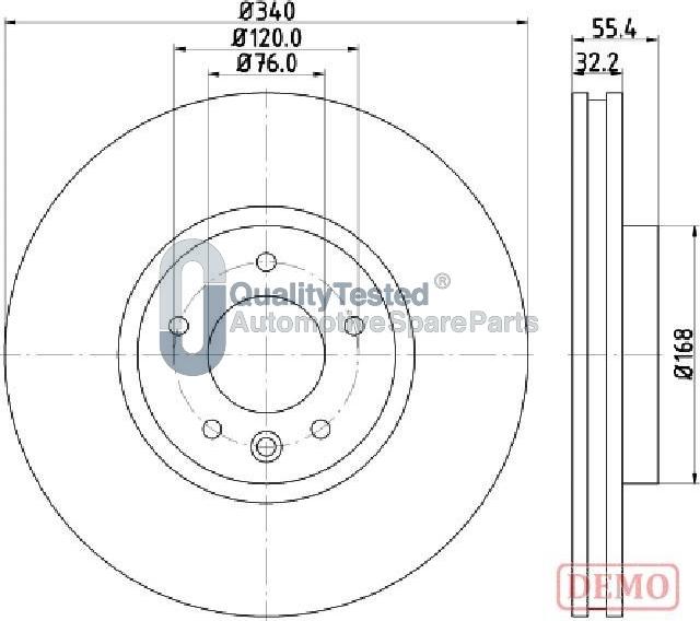 Japanparts DI0954JM - Disque de frein cwaw.fr