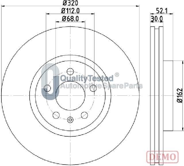 Japanparts DI0919JM - Disque de frein cwaw.fr