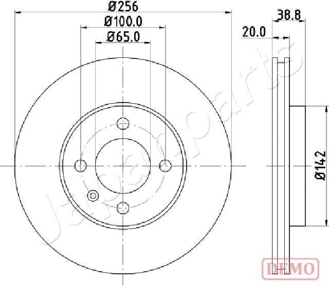 Japanparts DI-0935C - Disque de frein cwaw.fr