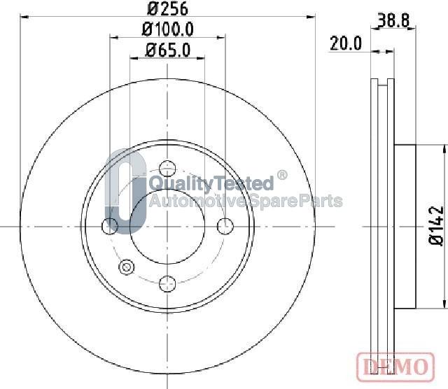 Japanparts DI0935JM - Disque de frein cwaw.fr