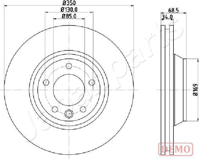 Japanparts DI-0931C - Disque de frein cwaw.fr