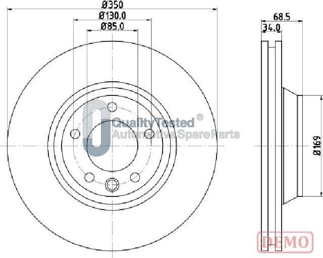 Japanparts DI0931JM - Disque de frein cwaw.fr