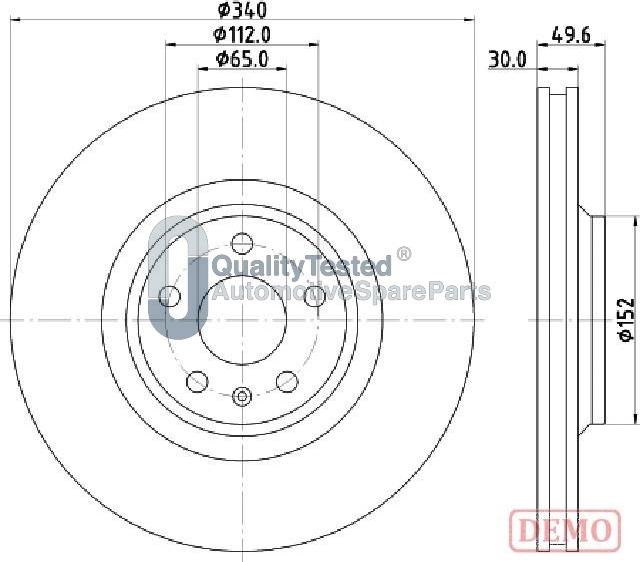 Japanparts DI0932JM - Disque de frein cwaw.fr