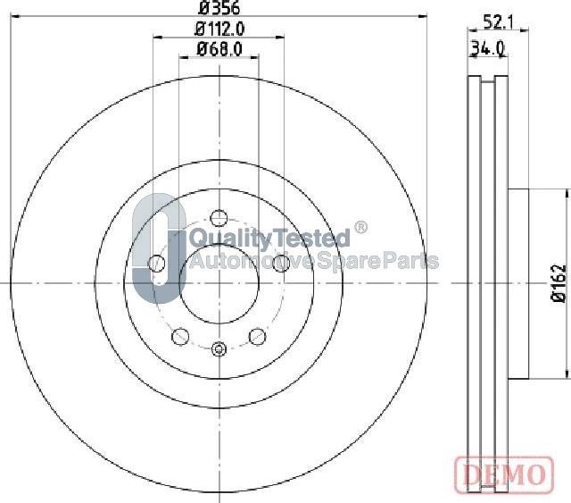 Japanparts DI0929JM - Disque de frein cwaw.fr