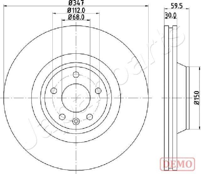 Japanparts DI-0925C - Disque de frein cwaw.fr