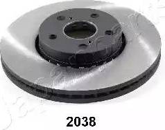 Japanparts DI-2038 - Disque de frein cwaw.fr