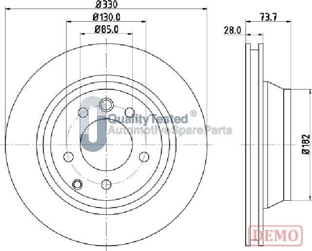 Japanparts DP0918JM - Disque de frein cwaw.fr