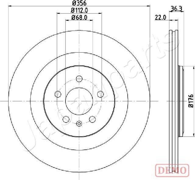 Japanparts DP-0917C - Disque de frein cwaw.fr