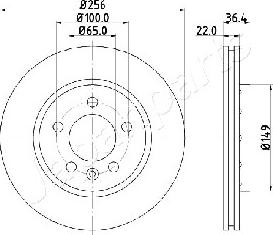 Japanparts DP-0931 - Disque de frein cwaw.fr