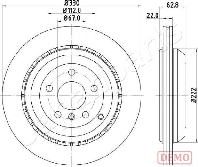 Japanparts DP-0519C - Disque de frein cwaw.fr