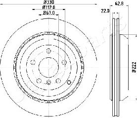 Japanparts DP-0519 - Disque de frein cwaw.fr