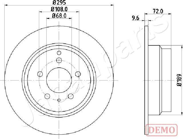 Japanparts DP-0319C - Disque de frein cwaw.fr