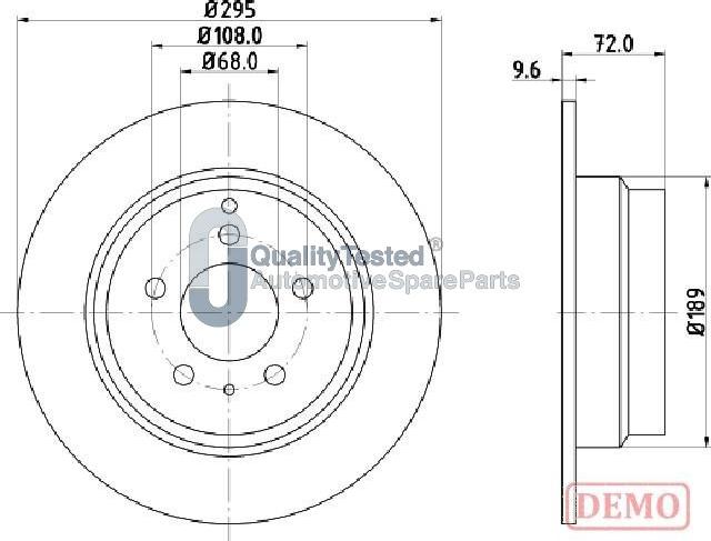 Japanparts DP0319JM - Disque de frein cwaw.fr