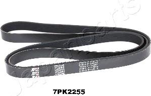 Japanparts DV-7PK2255 - Courroie trapézoïdale à nervures cwaw.fr