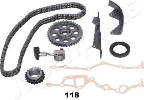 Japanparts KDK-118 - Kit de distribution par chaîne cwaw.fr