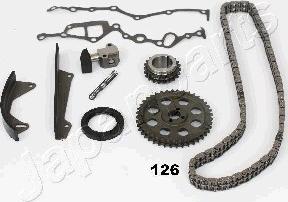 Japanparts KDK-126 - Kit de distribution par chaîne cwaw.fr