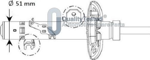 Japanparts MQ-01131 - Amortisseur cwaw.fr