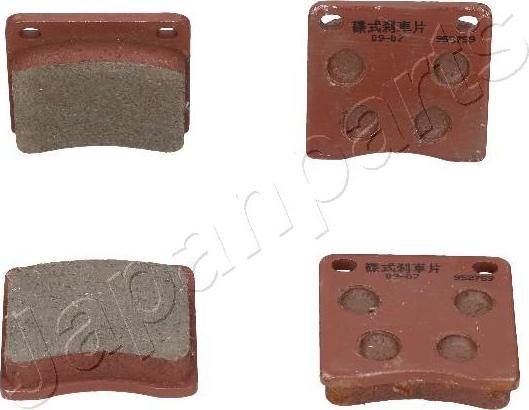 Japanparts PA-402AF - Kit de plaquettes de frein, frein à disque cwaw.fr