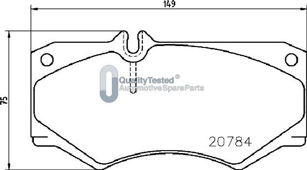 Japanparts PA0530JM - Kit de plaquettes de frein, frein à disque cwaw.fr