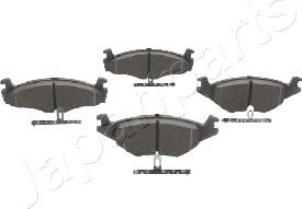 Japanparts PA-0078AF - Kit de plaquettes de frein, frein à disque cwaw.fr