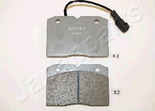 Japanparts PA-016AF - Kit de plaquettes de frein, frein à disque cwaw.fr