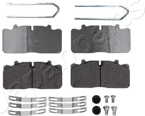 Japanparts PA-0257AF - Kit de plaquettes de frein, frein à disque cwaw.fr