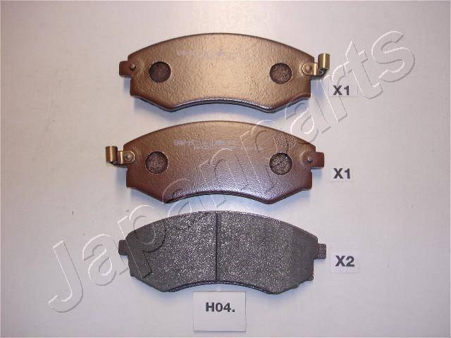 Japanparts PA-H04AF - Kit de plaquettes de frein, frein à disque cwaw.fr