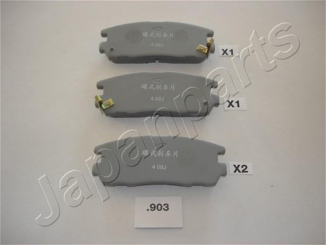 Japanparts PP-903AF - Kit de plaquettes de frein, frein à disque cwaw.fr