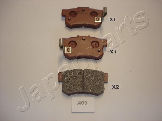 Japanparts PP-409AF - Kit de plaquettes de frein, frein à disque cwaw.fr