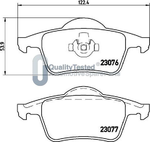 Japanparts PP0317JM - Kit de plaquettes de frein, frein à disque cwaw.fr