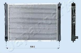 Japanparts RDA012042 - Radiateur, refroidissement du moteur cwaw.fr