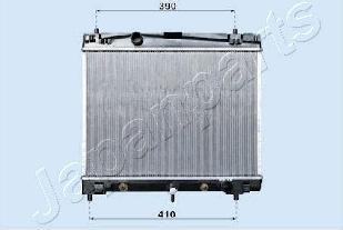 Japanparts RDA153011 - Radiateur, refroidissement du moteur cwaw.fr