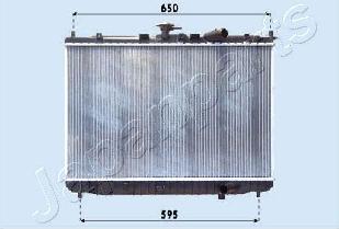 Japanparts RDA333025 - Radiateur, refroidissement du moteur cwaw.fr