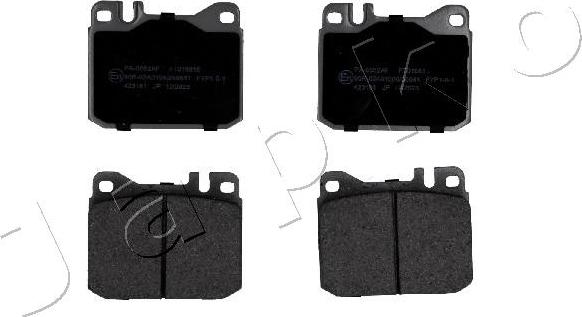 Japko 500552 - Kit de plaquettes de frein, frein à disque cwaw.fr