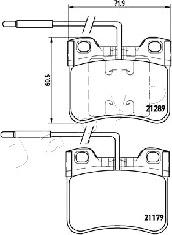 Japko 500601 - Kit de plaquettes de frein, frein à disque cwaw.fr