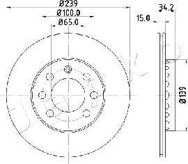 Japko 600904 - Disque de frein cwaw.fr