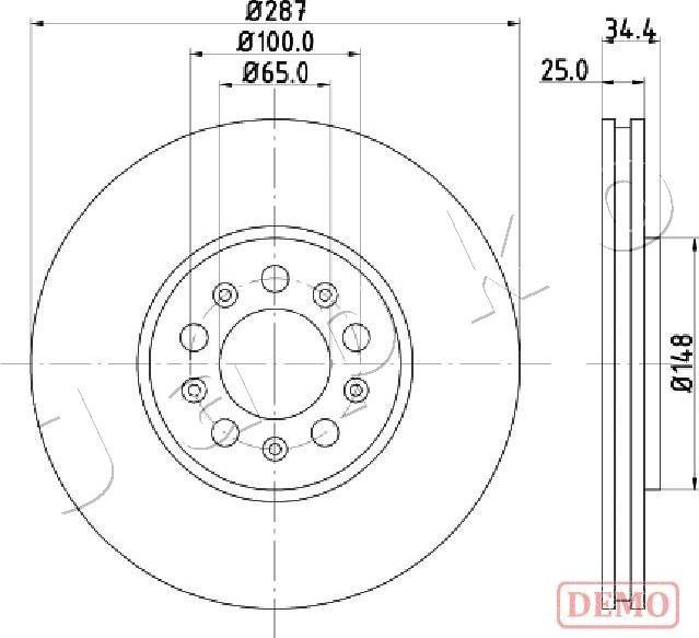 Japko 600901C - Disque de frein cwaw.fr