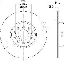 Japko 600901 - Disque de frein cwaw.fr