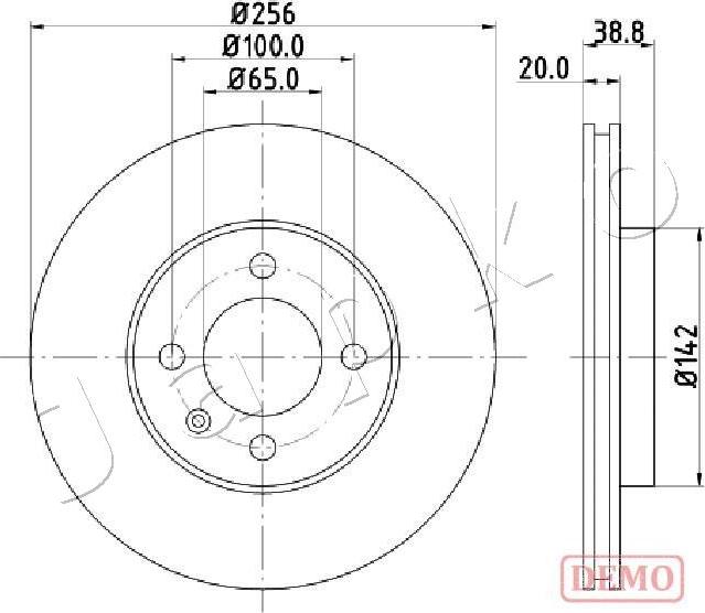 Japko 600935C - Disque de frein cwaw.fr