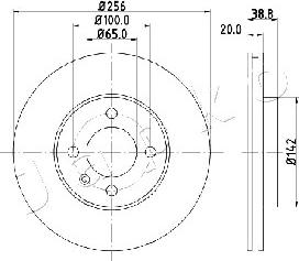 Japko 600935 - Disque de frein cwaw.fr