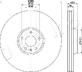 Japko 600928 - Disque de frein cwaw.fr