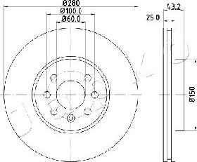 Japko 600422 - Disque de frein cwaw.fr