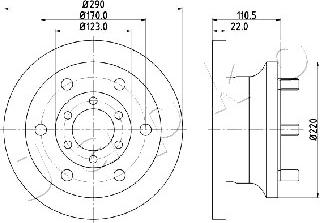 Japko 600256 - Disque de frein cwaw.fr