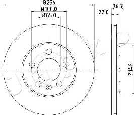 Japko 610904 - Disque de frein cwaw.fr