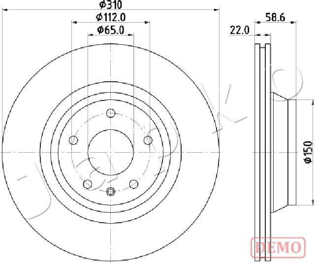 Japko 610919C - Disque de frein cwaw.fr