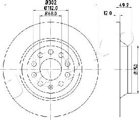 Japko 610915 - Disque de frein cwaw.fr