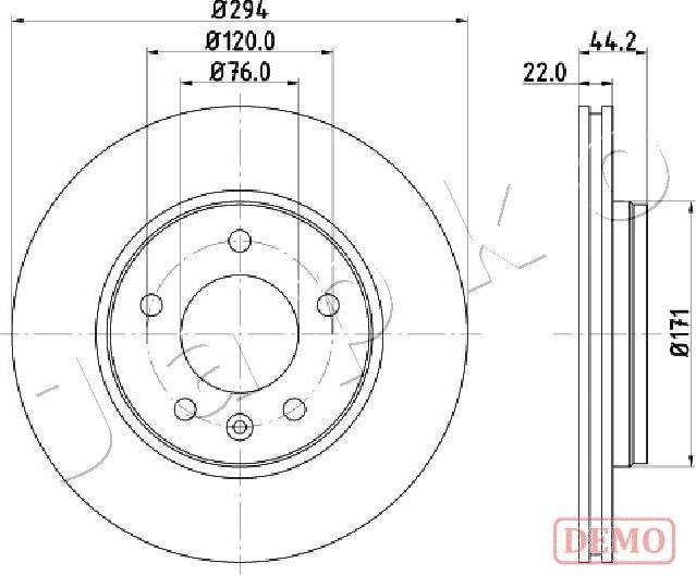 Japko 610925C - Disque de frein cwaw.fr