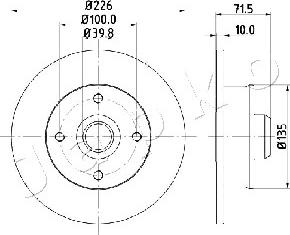 Japko 610922 - Disque de frein cwaw.fr