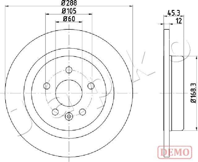 Japko 610404C - Disque de frein cwaw.fr