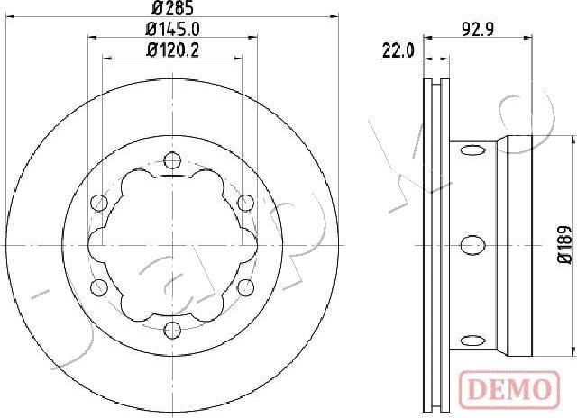 Japko 610528C - Disque de frein cwaw.fr